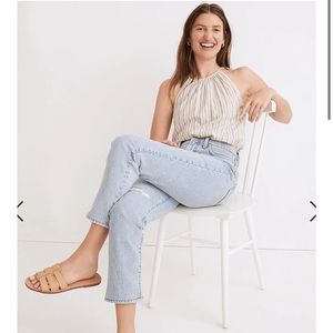 NTW Madewell Perfect Vintage Crop Jean